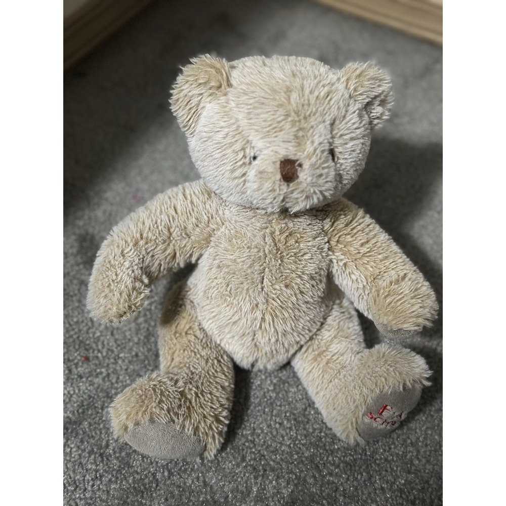 FAO Schwarz Stuffed Teddy Bear Light Brown Plush Soft Toy